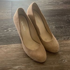 Nine West Suede Platform Heels